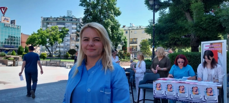 Здружението на медицински сестри, техничари и акушерки Куманово со акција за здравјето на жените