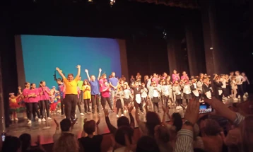 Инклузивнa манифестација за велешките ученици и децата од градинките со децата со посебни потреби