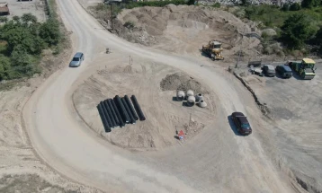 Нов кружен тек се гради на регионалниот пат Кавадарци - Росоман