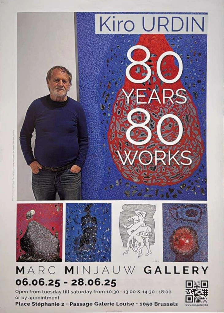 Киро Урдин со самостојна изложба во Брисел