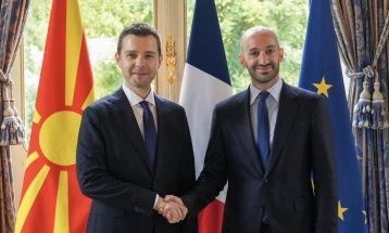 FM Mucunski meets France’s Minister Delegate for Europe, Haddad 