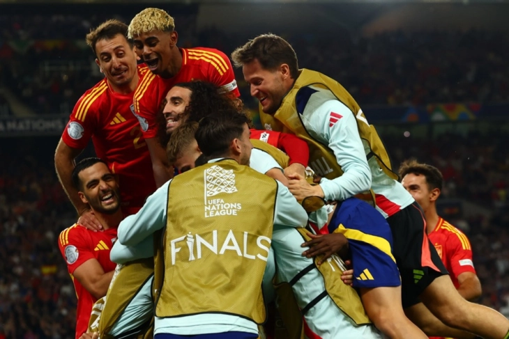 Spain survive France in 5-4 thriller to reach Nations League final