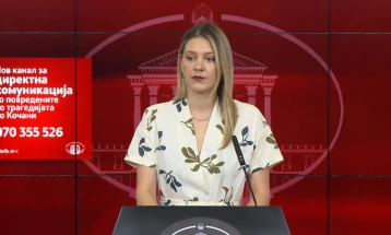 Митева: Нов канал за директна комуникација со повредените во трагедијата во Кочани – 070 355 526