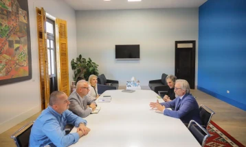 Министерот Лимани во посета на Корча, најави отворање македонски конзулатот во овој град