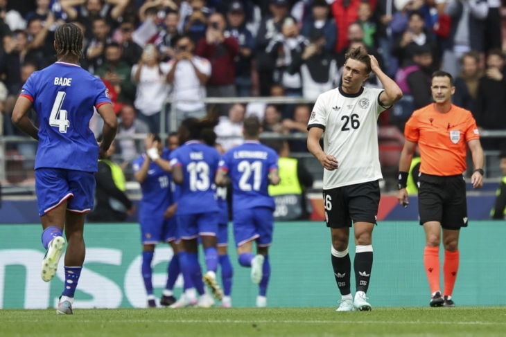 Франција подобра од Германија во натпреварот за бронзата во Лигата на нации