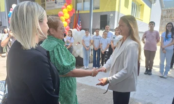 Me mbështetjen e SHBA-së është rikonstruktuar Sh.F “Goce Dellçev” në Piravë të Vallandovës