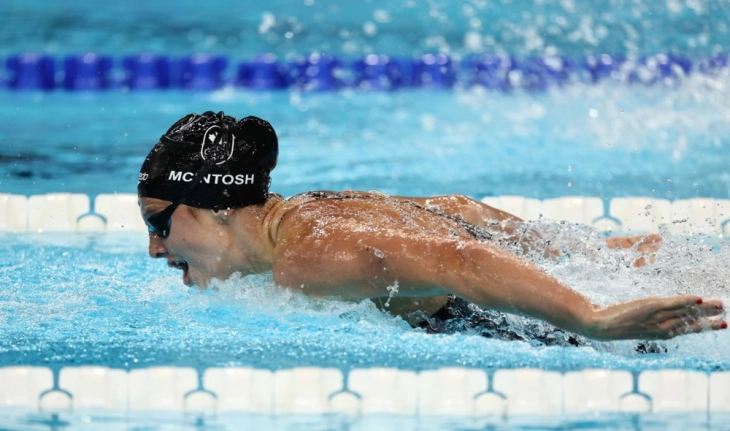 Мекинтош постави втор светски рекорд во пливање за три дена