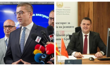 Мицкоски за директорот на Инспекторатот за јазици: Ако го повтори тоа, ќе биде разрешен