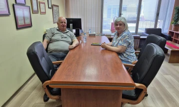 Претседателот на СМИР, Пајкоски, на средба со Котлар, директорка на Државниот архив