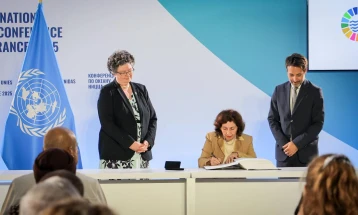 President Siljanovska – Davkova signs landmark agreement at Nice conference