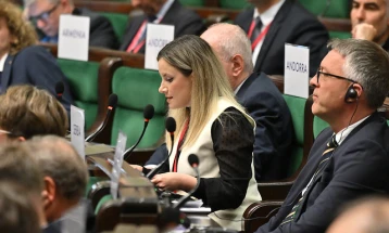 Пратеничката Мимоза Муса на 73. КОСАК конференција во Варшава