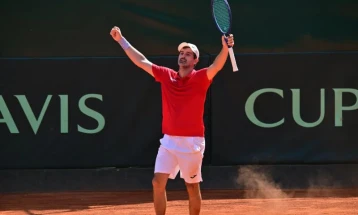 Дејвис куп: Победа за Македонија, Мицов го донесе вториот поен против Малта