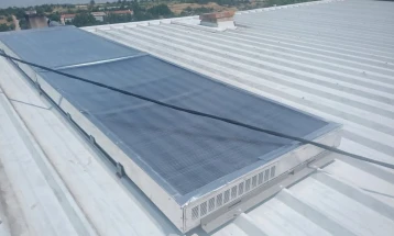 Хибридна сушара за еколошко сушење земјоделски производи инсталирана во Неготино