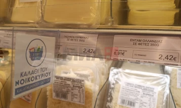 ИЕЛКА: Цените на вообичаената кошница во грчките супермаркети пониски отколку во седум други земји од ЕУ