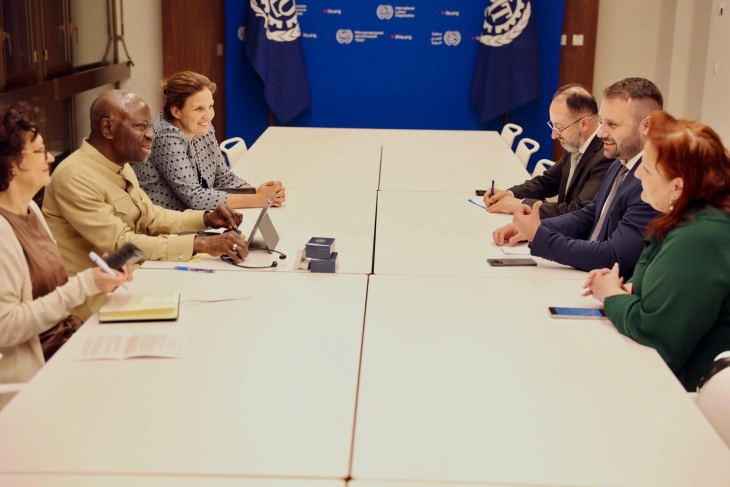 Minister Durmishi meets ILO Director-General Houngbo in Geneva