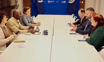 Minister Durmishi meets ILO Director-General Houngbo in Geneva