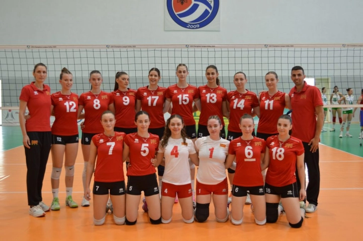 Македонските кадетки го совладаа Косово на Балканското првенство во одбојка