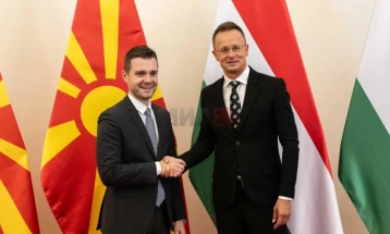 Hungarian FM Szijjarto pays working visit to Skopje