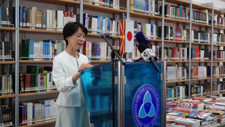 Japanese Ambassador Kawahara visits Tetovo for completion of two projects