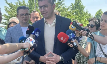 Mickoski: VMRO-DPMNE has announced names of 33 mayoral candidates, rest to be known by mid-July 