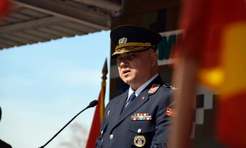 Генерал Лафчиски  на Конференција за војување на копнените сили во Лондон