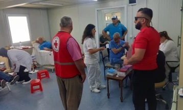 Во крводарителна акција во Дебар прибрани 33 крвни единици