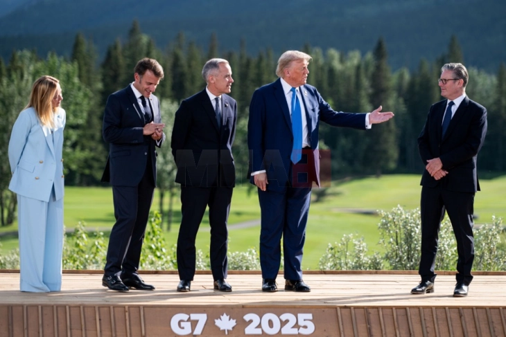 Мелони се сретна со Трамп на маргините на самитот Г7 во Канада