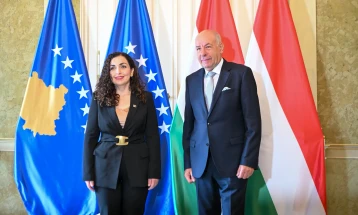 Osmani: Në takim me presidentin Suliok, diskutuam thellimin e partneritetit ndërmjet Kosovës dhe Hungarisë