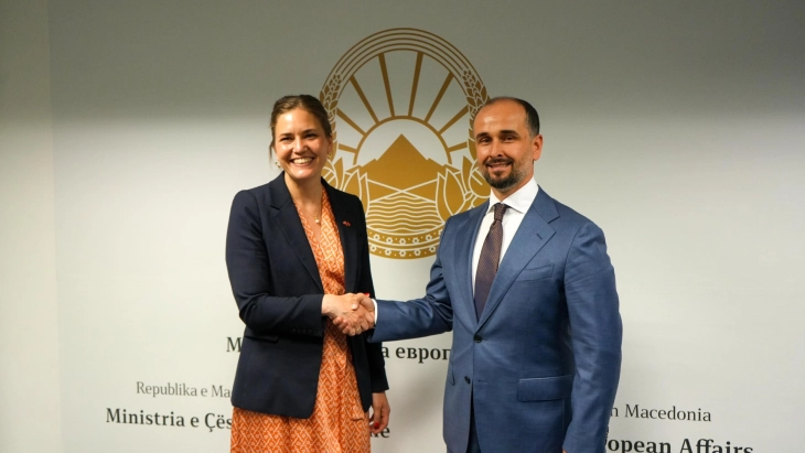 Murtezani-Bjerre meeting focused on enlargement, Growth Plan and Danish EU presidency's priorities