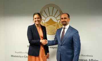 Murtezani-Bjerre meeting focused on enlargement, Growth Plan and Danish EU presidency's priorities