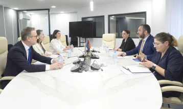 Toshkovski meets Director of OSCE's CPC Fearon