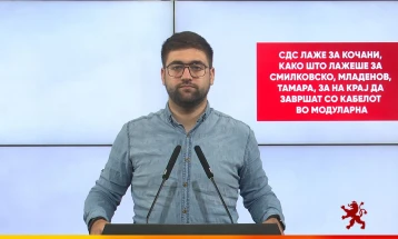 Манасиевски: СДС лаже за Кочани, како што лажеше за Смилковско, за Младенов, за Тамара, за на крај да завршат со кабелот во Модуларна