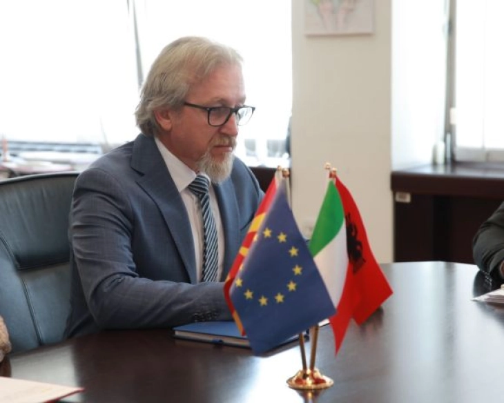 Minister Limani meets Italian Ambassador Palminteri, focus on social services, vulnerable groups, youth policies