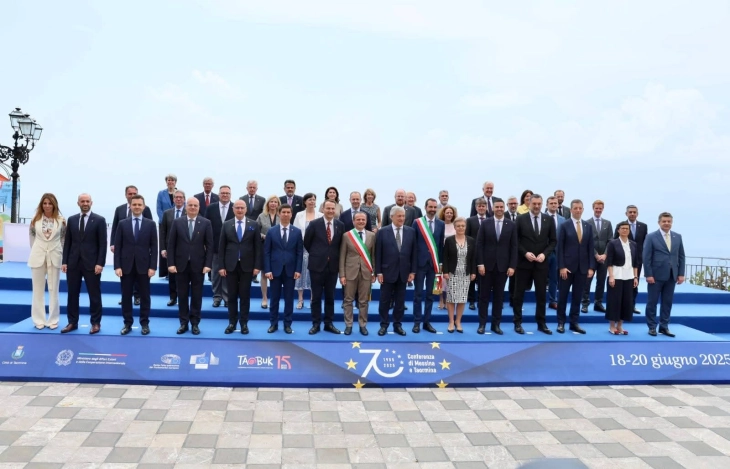 Хасани во Таормина: Проширувањето на ЕУ, стратешки избор за мир, не може да биде комплетна без Западен Балкан