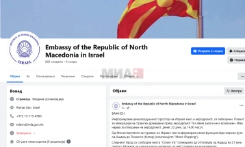 Evakuimi i shtetasve të huaj përmes aeroportit në Tel Aviv aktualisht është i pamundur, njoftoi Ambasada e Maqedonisë