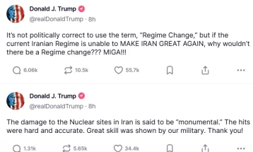 Трамп: Доколку режимот не може повторно да го направи Иран голем, зошто да не биде сменет