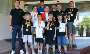 Шахистите на Алкалоид најуспешни Државниот младински шампионат