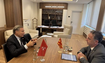 Malta Ambassador Giusti meets Health Minister Aliu