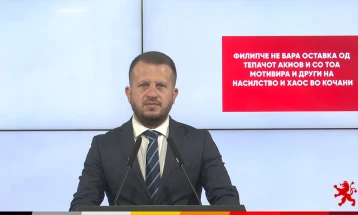 Мицевски: Филипче не бара оставка од тепачот Акиов и со тоа мотивира и други на насилство и хаос во Кочани