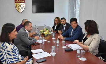 Евроaмбасадорот Михалис Рокас ја посети Општина Кочани