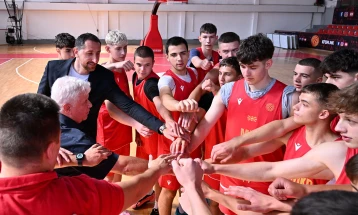 Македонските кошаркарски кадети ги почнаа подготовките за ЕП во Скопје