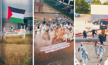 Пропалестински активисти во Белгија уништија воена опрема наменета за Украина