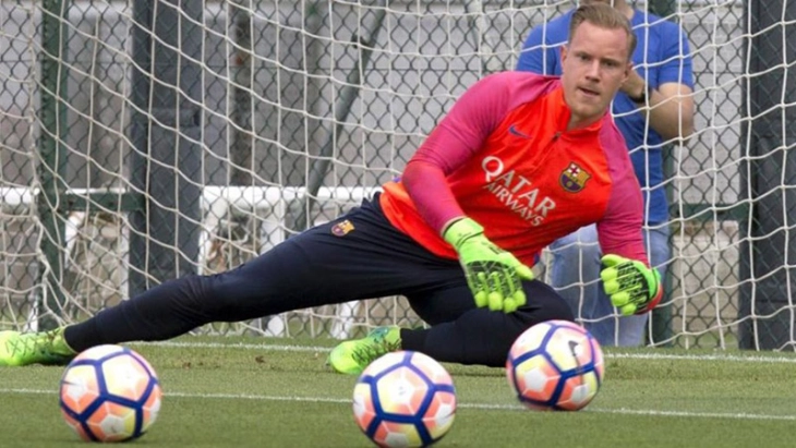 Тер Штеген го одби Монако