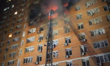 Едно лице е убиено, а 14 се ранети во руски напад во Одеса