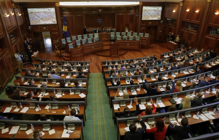 Конститутивната седница на косовското Собрание прекината по 39-ти пат