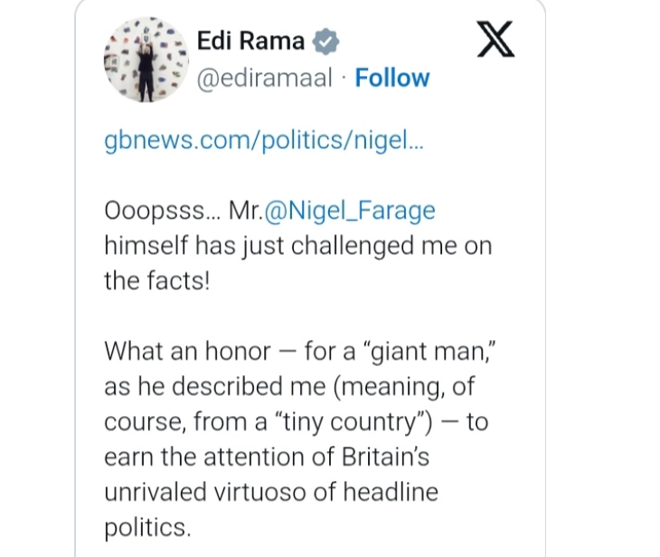 Kryeministri Rama i përgjigjet Farazhit: Tregoni faktet