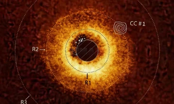 „Џејмс Веб“ ги направи првите директни снимки од егзопланета