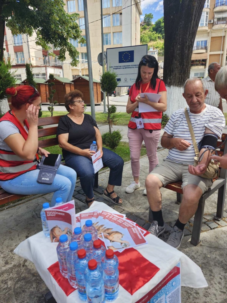 Црвен крст Крива Паланка реализира активности за заштита од топлотен бран 