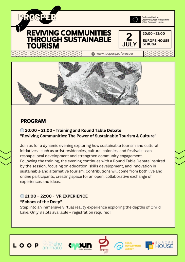 Во Струга тренинг посветен на моќта и можностите што ги нудат одржливиот туризам и културата