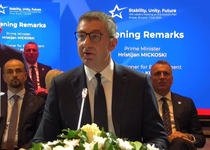 Mickoski: Our power is unity, stability through stronger ties with neighbors and EU